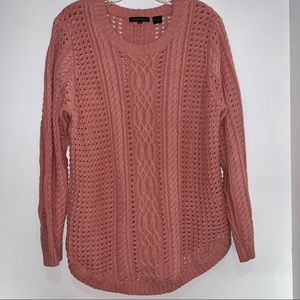 Rose Pink Knit Sweater